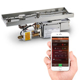 TOR-25X8SSEI-L-HI/LO Automated Ignition Fire Pit Insert