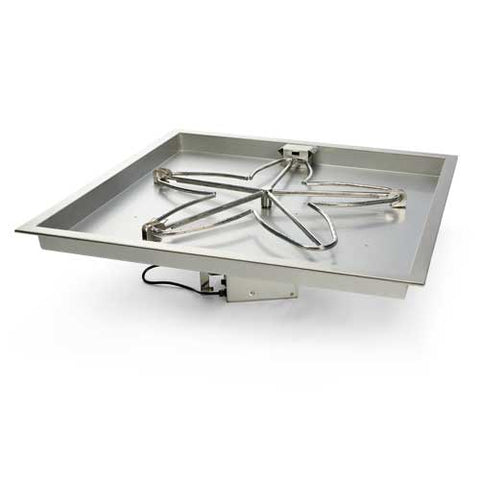 18SSEI-SQBL-HI/LO-NG/120VAC Automated Ignition Fire Pit Insert
