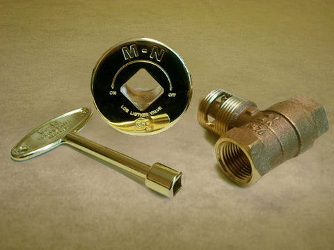 Manual Straight Polished Brass Ball Valve