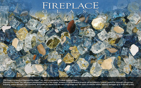 Atlantis Premixed Fireplace Glass