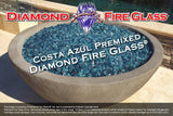 Costa Azul Premixed Fireplace Glass