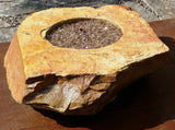 Copper Reflective Crystal Fireplace Glass