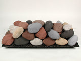 Ceramic Fire Stones Calico Mixed