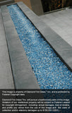 Bali Blue Reflective Crystal Fireplace Glass