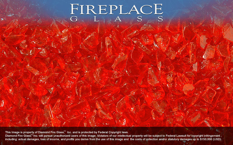 Mandarin Crystal Fireplace Glass