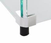 Rubber Foot for Fire Pit Glass Wind Guards - Square or Rectangle Units